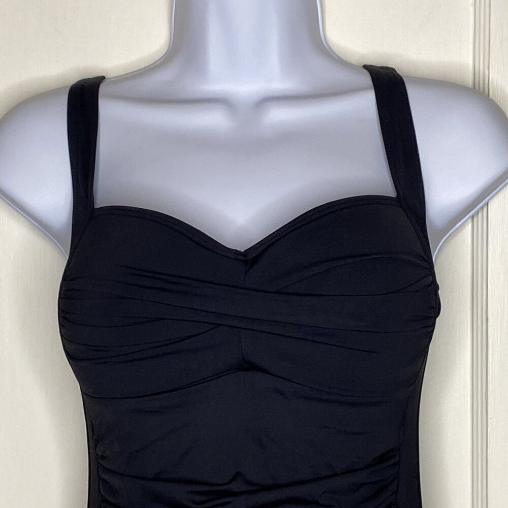 NWT Sea Level Twist Front One-Piece Swimsuit in Black, Size 6 - Picture 3 of 7